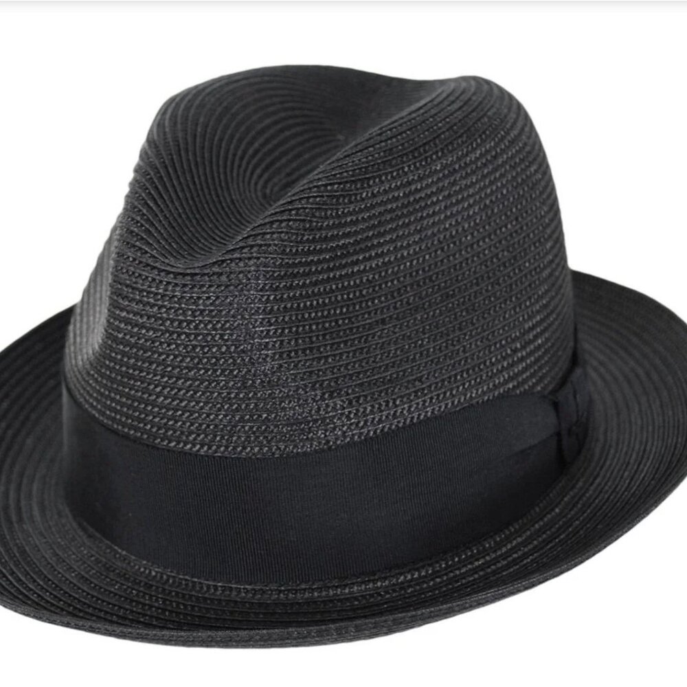 Bailey  1922: Craig Straw Fedora Hat Size Small